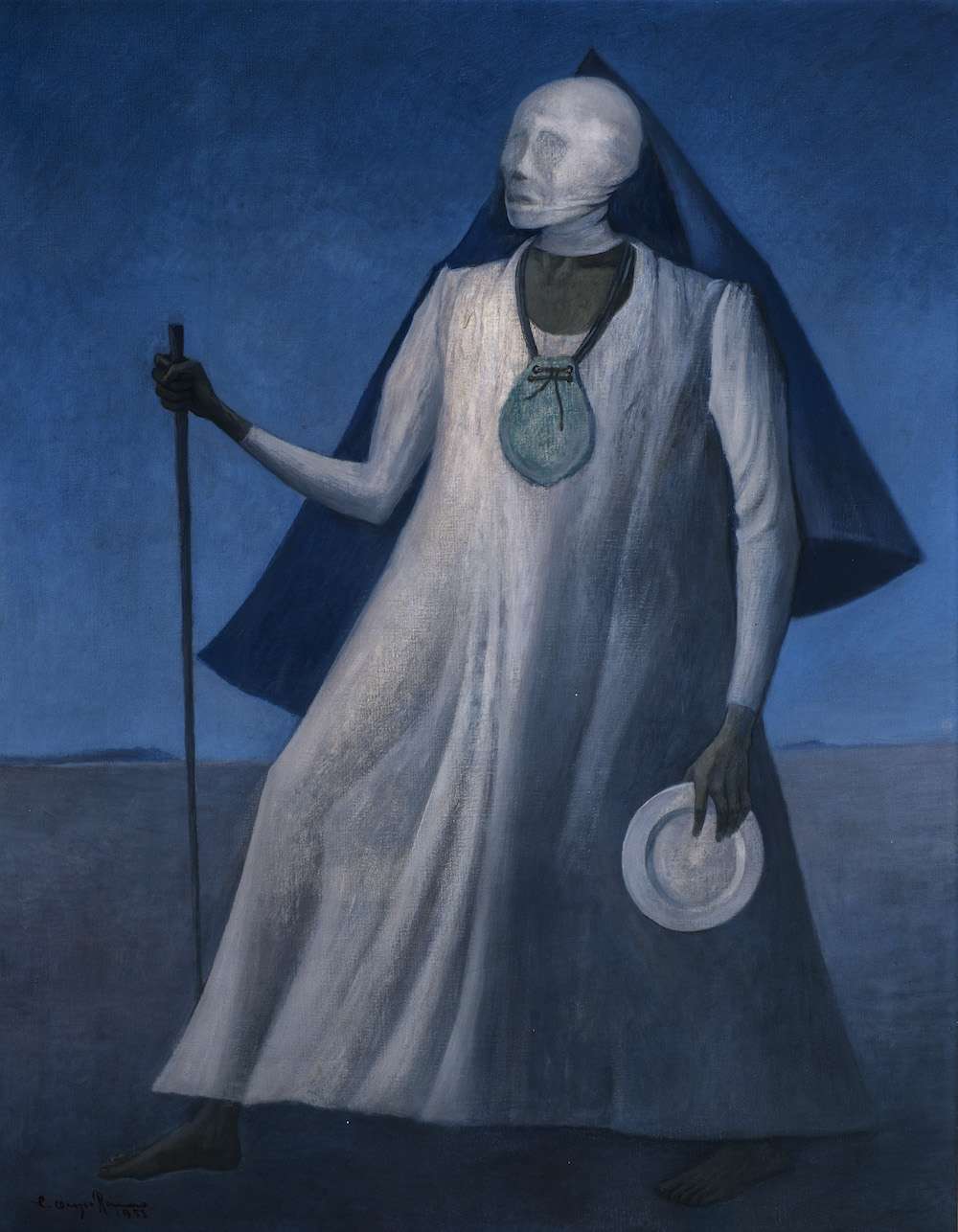 Personaje, óleo de Carlos Orozco Romero