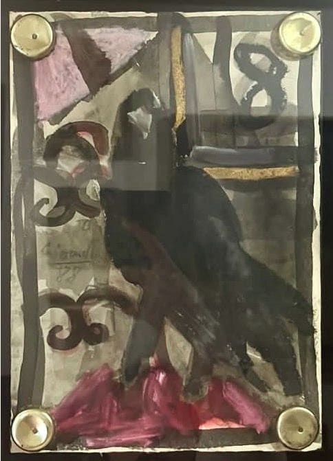 El cuervo, obra de Alberto Gironella (s.f.)