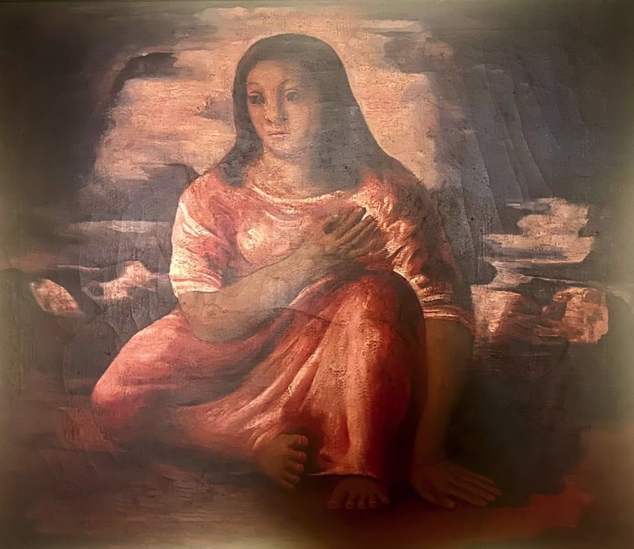 Meditación, obra de Jesús Guerrero Galván (s.f.)