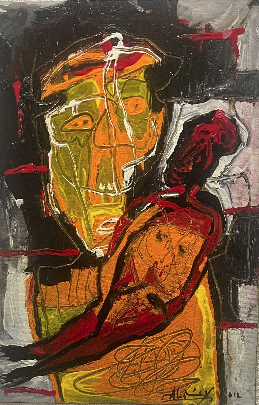 Serie corta de la existencia y el hombre, obra de Alejandro Santiago (2012)