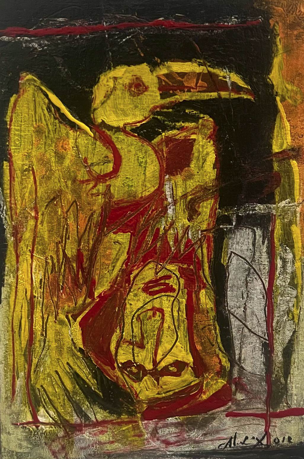 Serie corta de la existencia y el hombre, obra de Alejandro Santiago (2012)