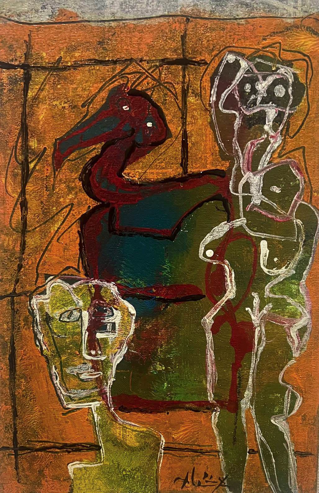 Serie corta de la existencia y el hombre, obra de Alejandro Santiago (2012)