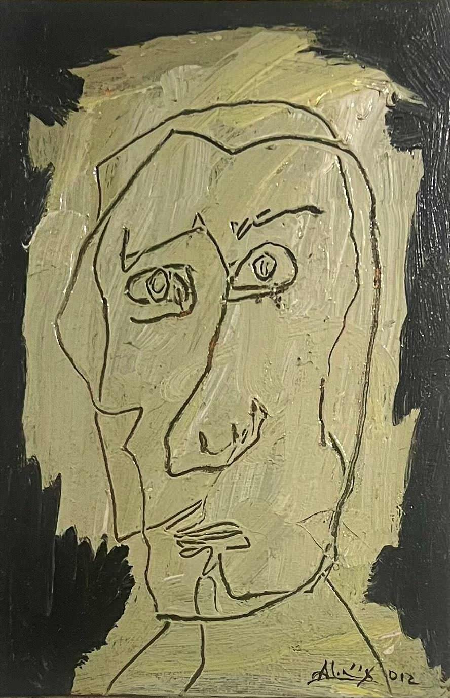 Serie corta de la existencia y el hombre, obra de Alejandro Santiago (2012)