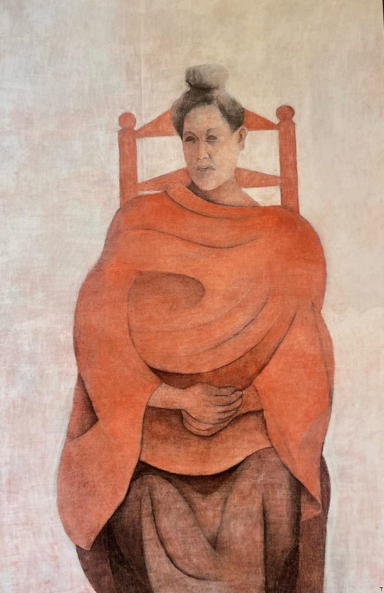 Retrato de Olga, obra de Rufino Tamayo (1982)