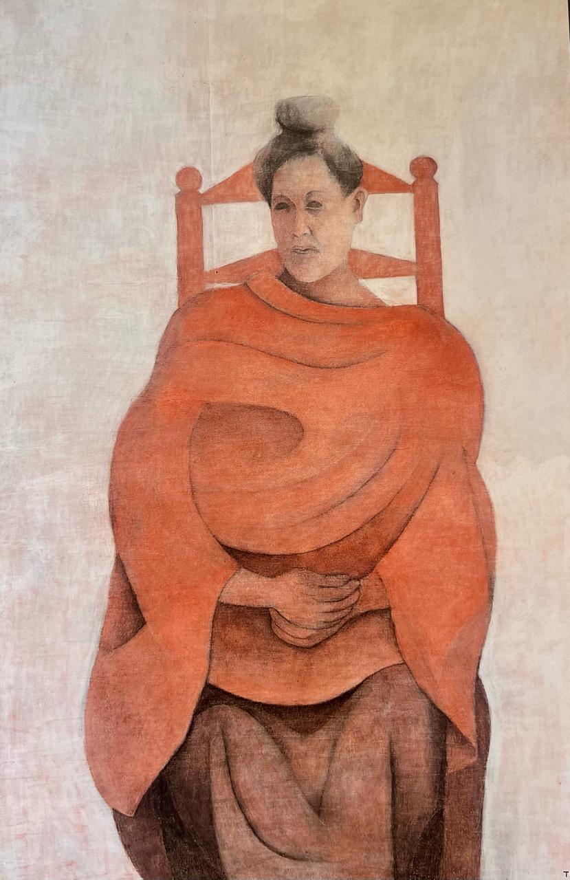 Retrato de Olga, obra de Rufino Tamayo (1982)
