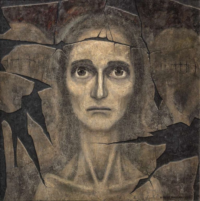 Retrato de Ana Frank, obra de Adolfo Best Maugard (1959)