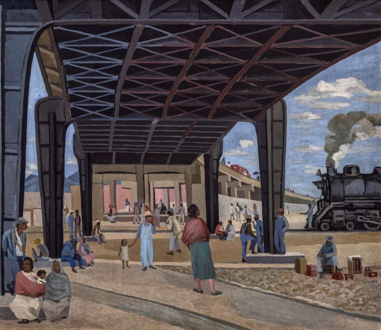 Puente de Nonoalco, obra de Alfredo Zalce (1940 - 1942)