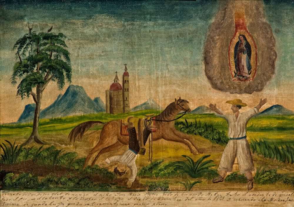 Exvoto, obra de Anónimo (1864)