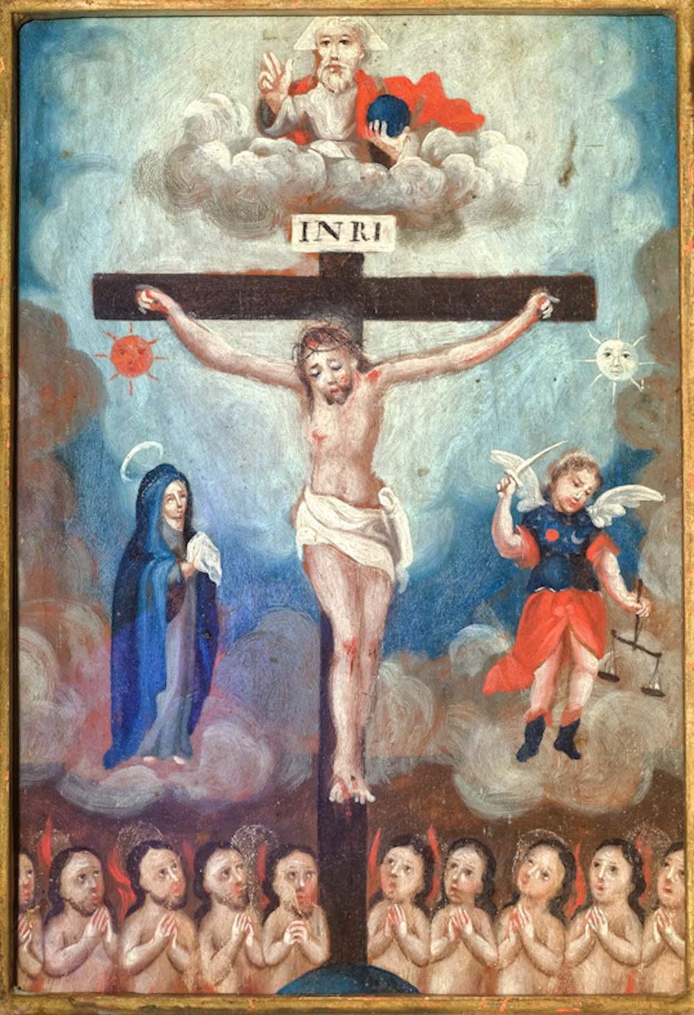 Ánimas del Purgatorio, obra de Anónimo (Siglo XIX)