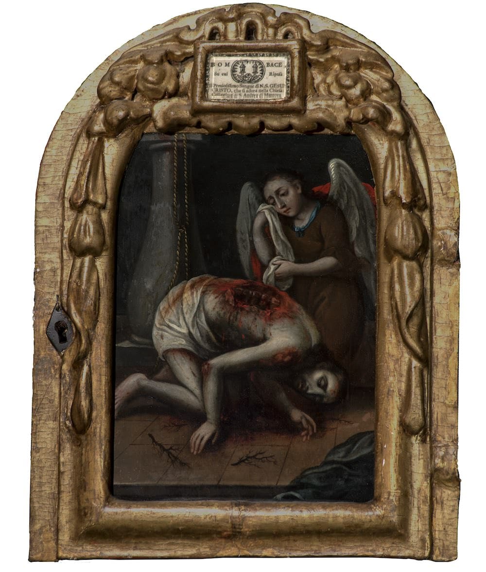 Ángel llorando, obra de Anónimo (Siglo XVII)
