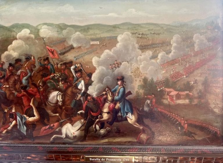 Batalla de Pensacola, obra de Anónimo (1781)
