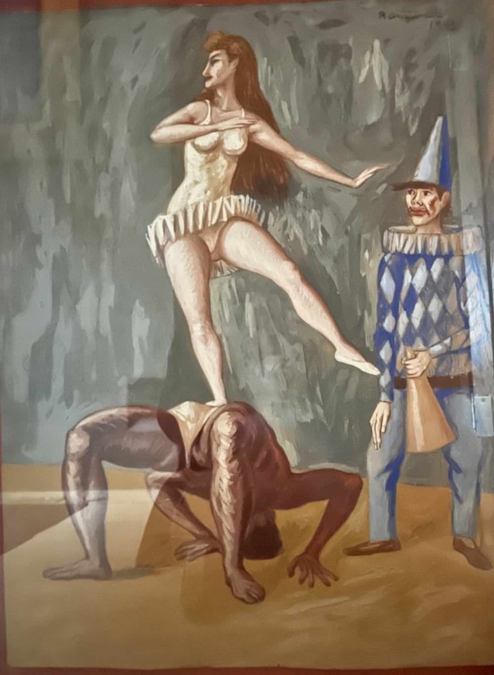 Circo, obra de Raúl Anguiano (1943)