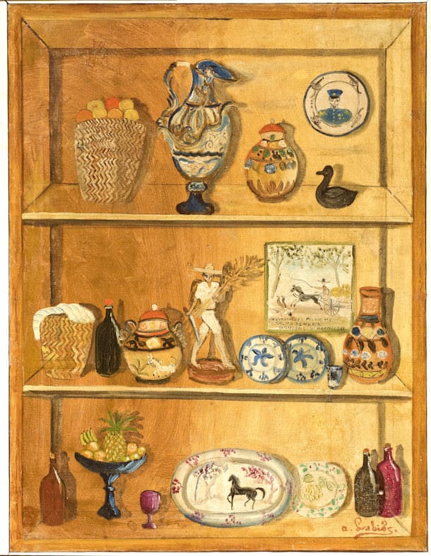 Bodegón mexicano, obra de Agapito Labios (1940)