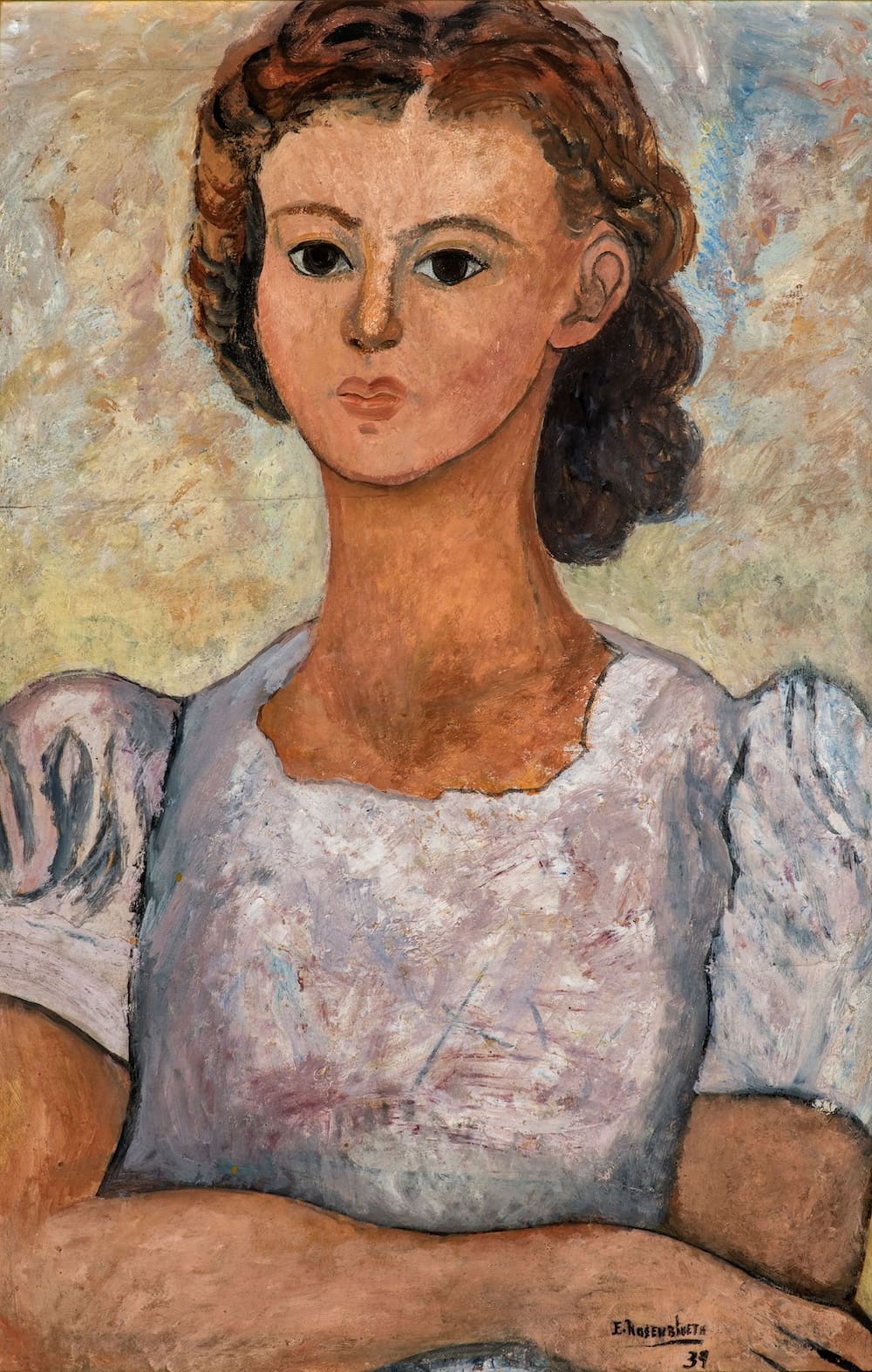 Busto de mujer, obra de Emilio Rosenblueth (1939)