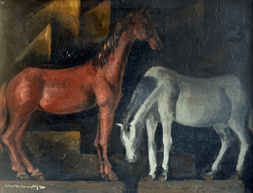 Caballos, obra de Roberto Montenegro (1950)
