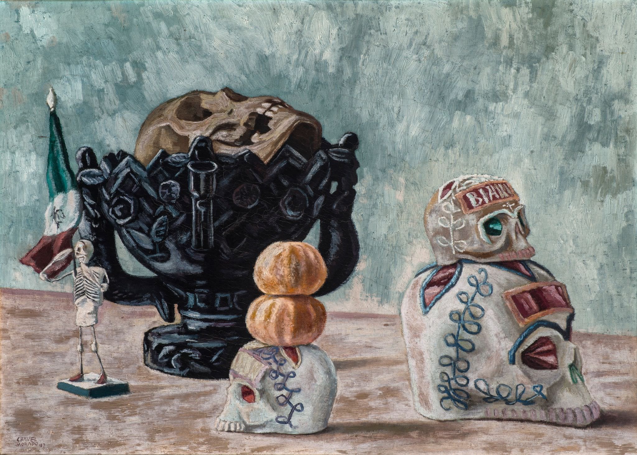 Calaveras de azúcar, obra de José Chávez Morado (1947)