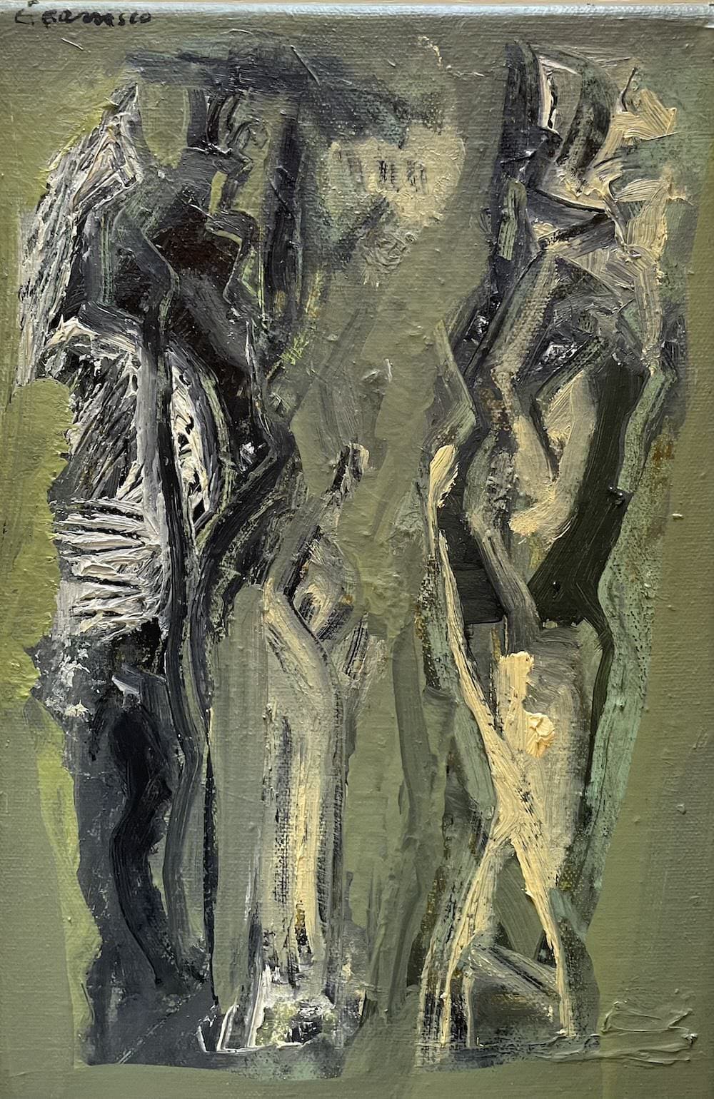 Té de jardín, obra de Emilio Carrasco (s.f.)