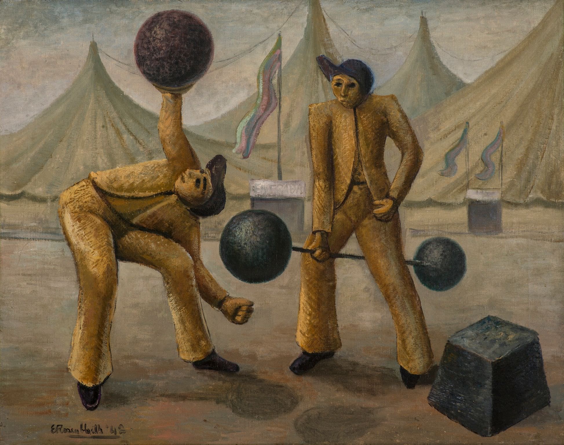 Cirqueros, obra de Emilio Rosenblueth (1942)