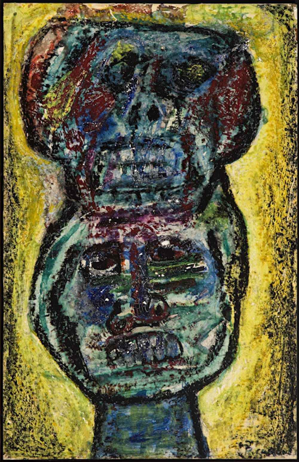 Calaveras, obra de Rafael Coronel (2009)