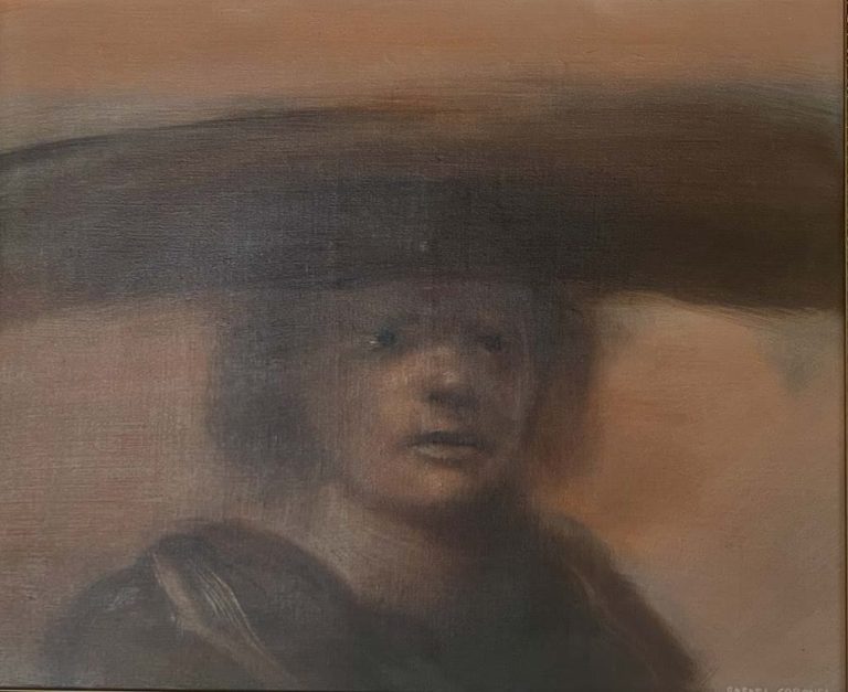 Niño Rembrandt, obra de Rafael Coronel (1974)