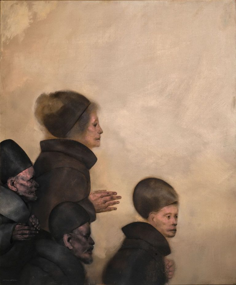 De paseo No. 456, obra de Rafael Coronel (s.f)