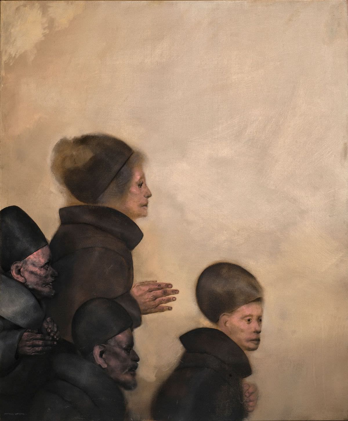 De paseo No. 456, obra de Rafael Coronel (s.f)
