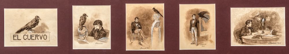 El Cuervo, obra de Julio Ruelas (1900)