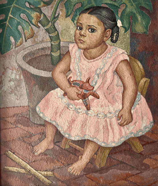 El Vestido Rosa, obra de Gabriel Fernández Ledesma (S.F.)
