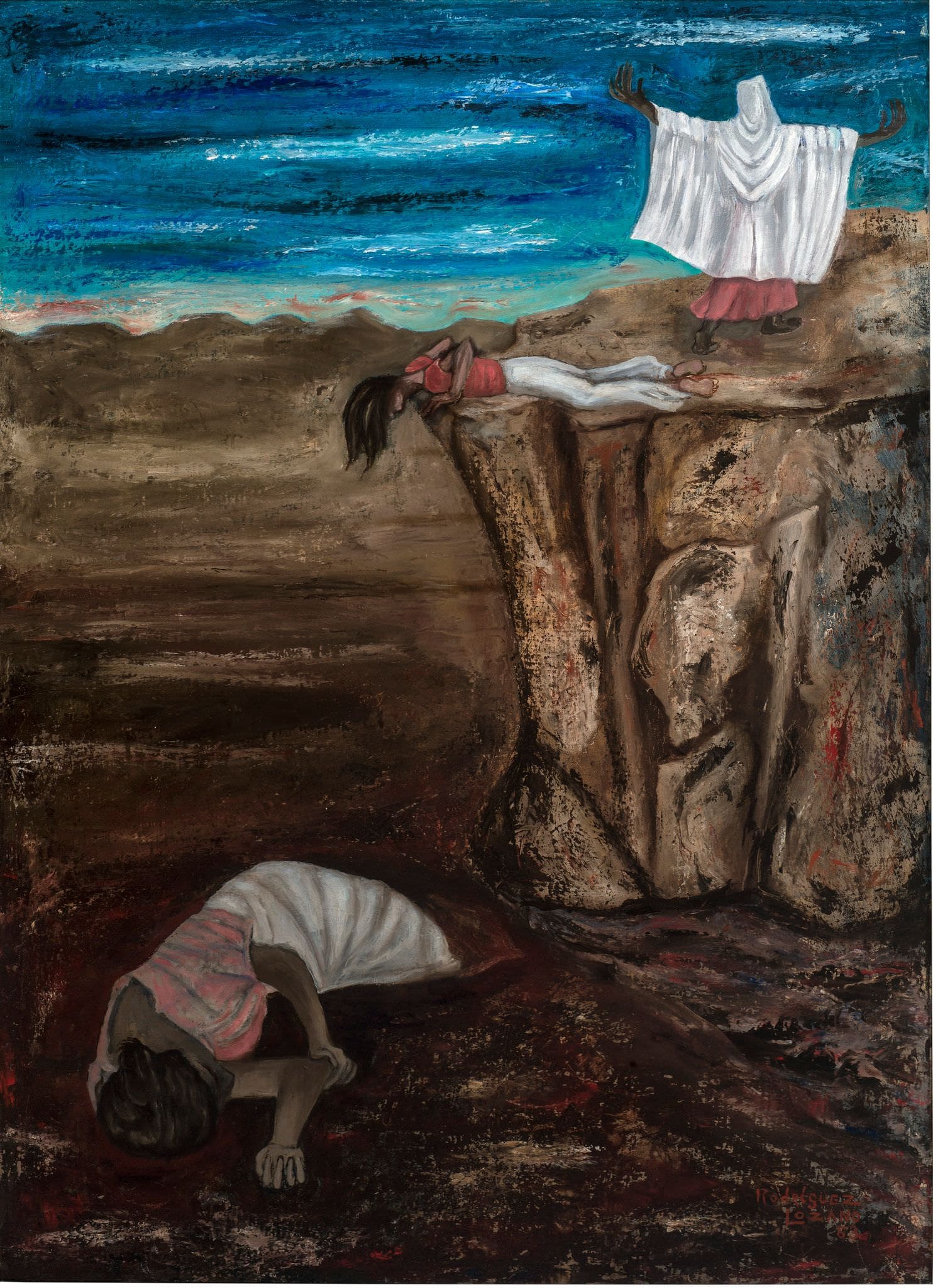 El abismo, obra de Manuel Rodríguez Lozano (1953)