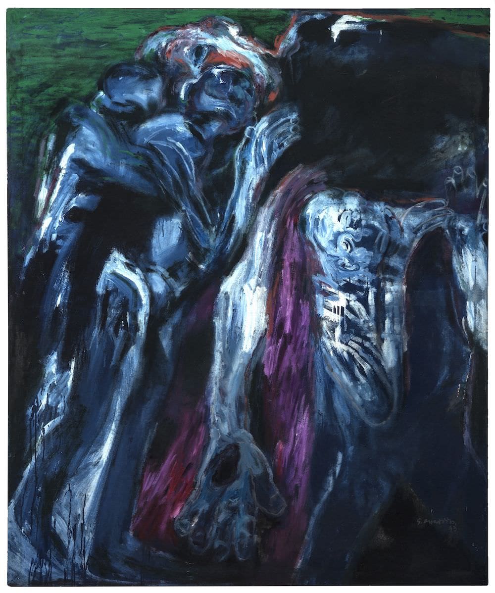 El descendimiento de la cruz, obra de Gilberto Aceves Navarro (1993)