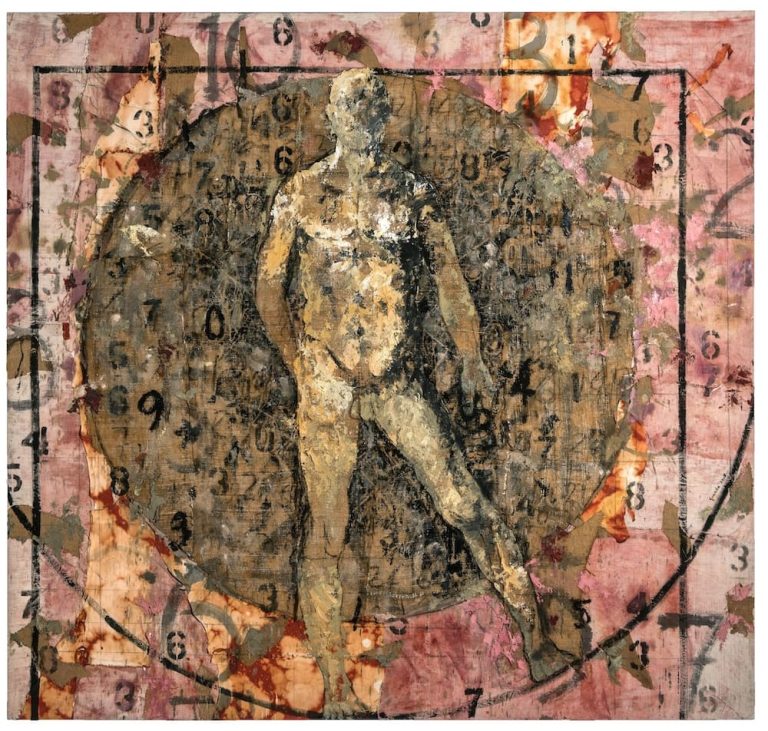 El hombre de los números, obra de Luis Granda (2002)