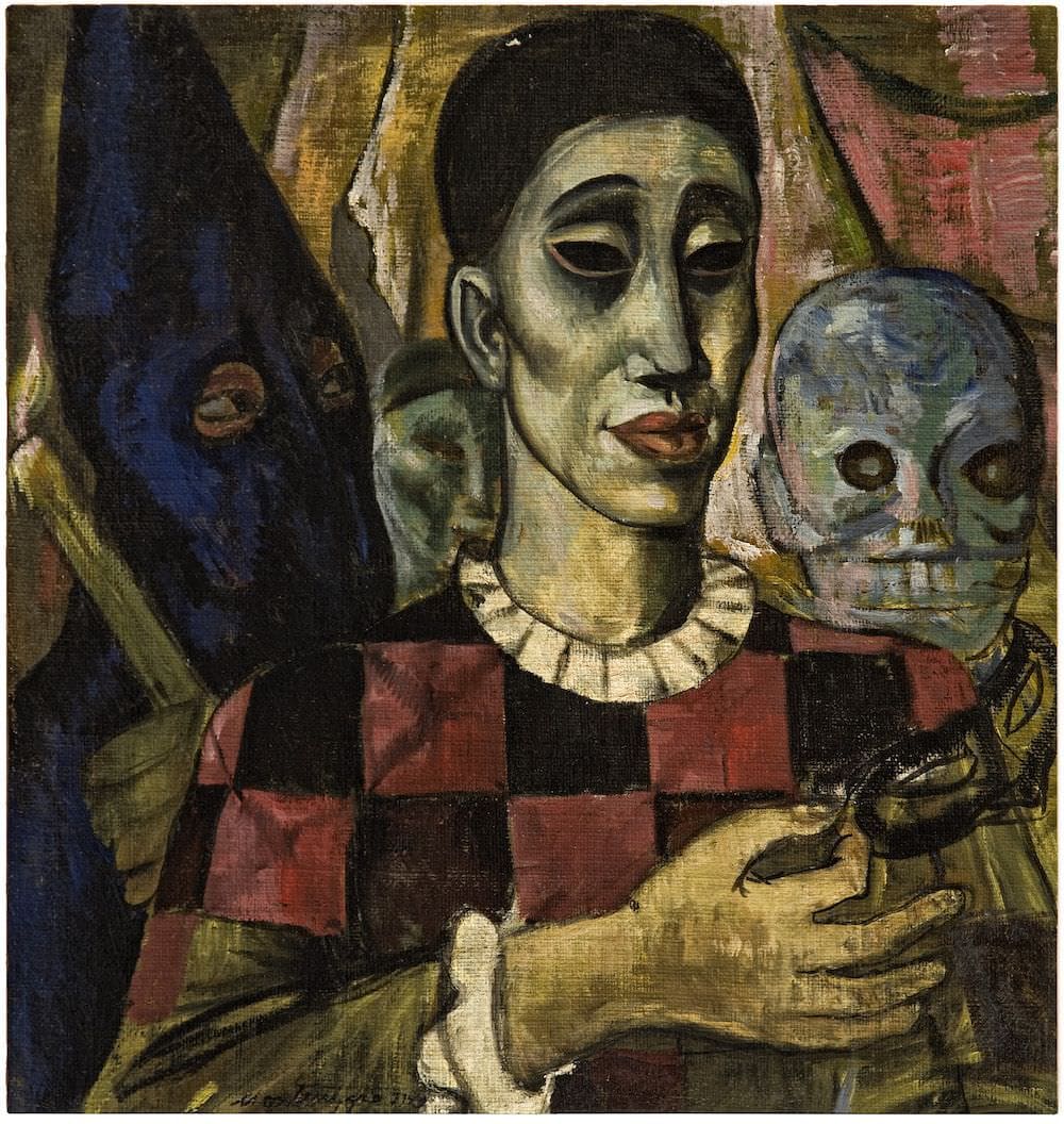 El sueño de Pierrot, obra de Roberto Montenegro (s.f.)