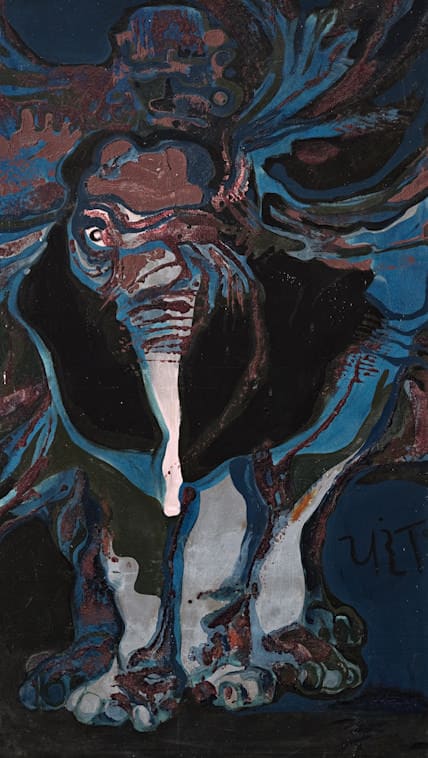 Elefante, obra de Nieto Rodolfo (s.f.)