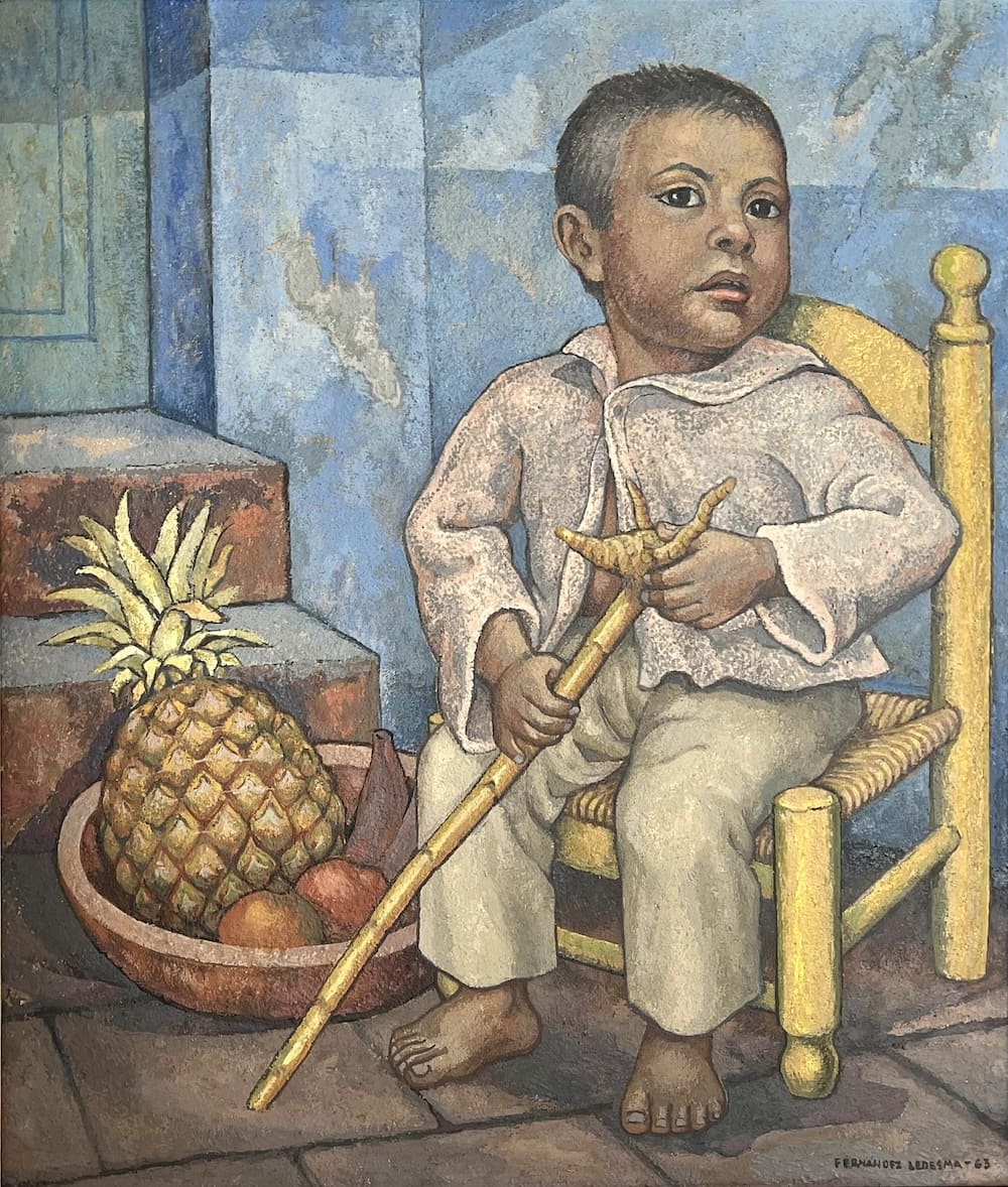 Niño, obra de Gabriel Fernández Ledesma (S.F.)