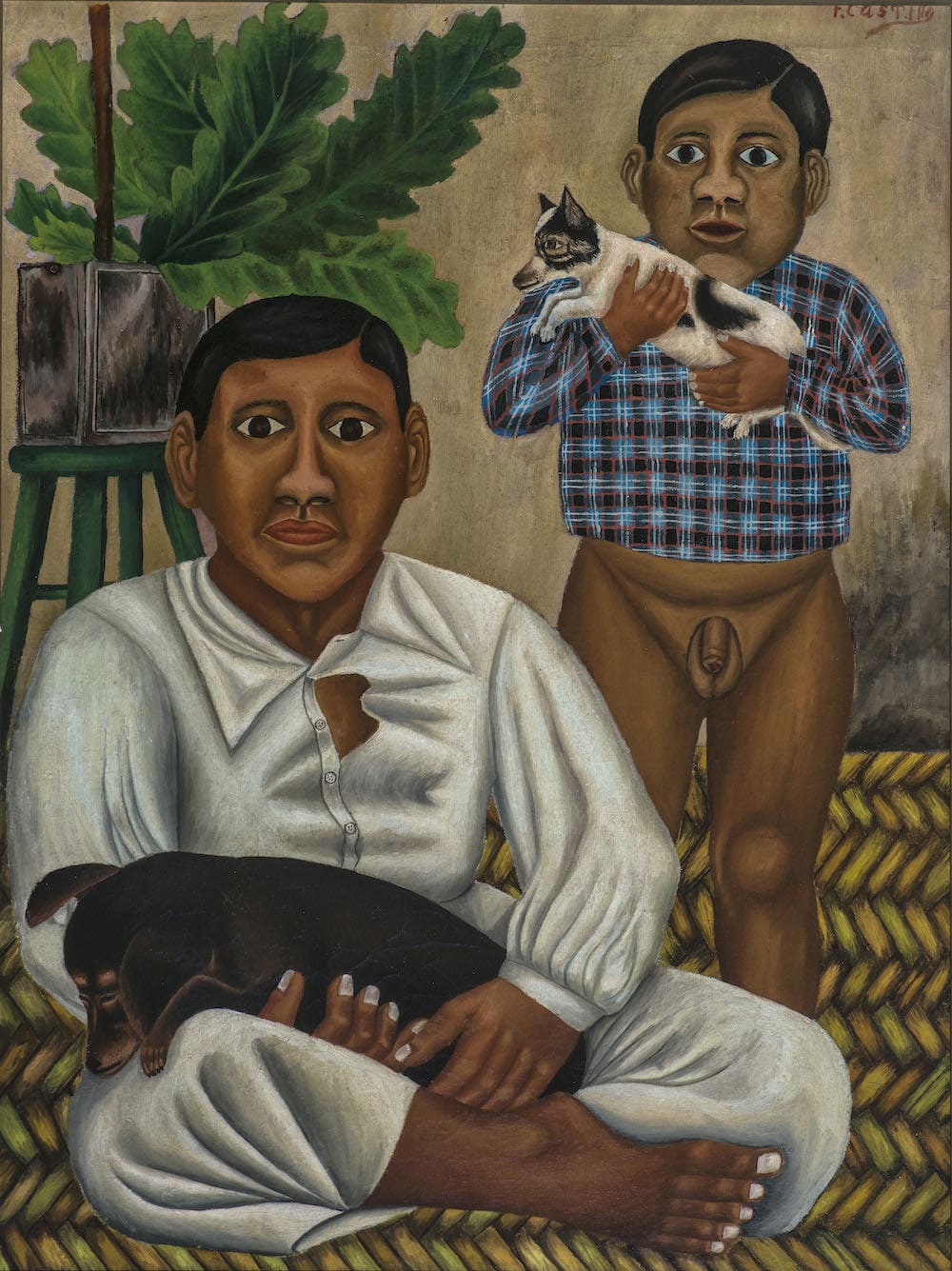 Retrato de mis hijos, obra de Fernando Castillo (1930)