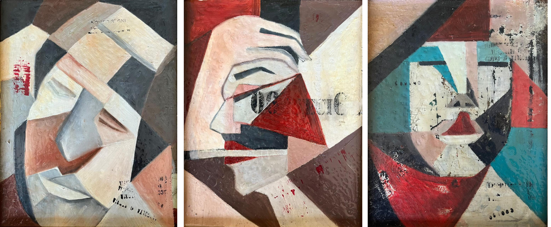 Trittico, obra de Stefano Nugnes (1963)