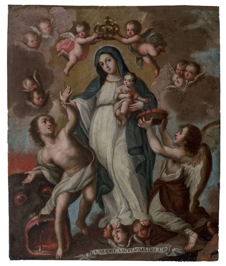 La Madre Santísima de la luz, obra de Atribuido a Tres Guerras (Finales s XVIII)