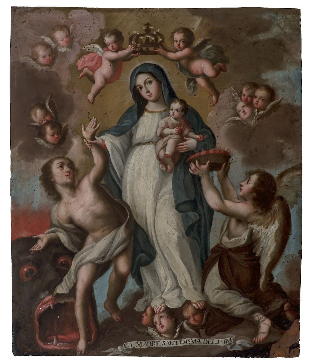 La Madre Santísima de la luz, obra de Atribuido a Tres Guerras (Finales s XVIII)
