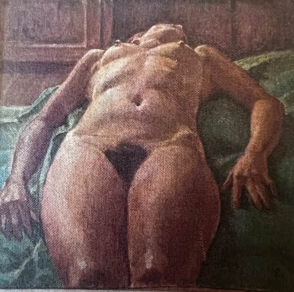 Escorzo de Mujer, obra de Alberto Garduño (s.f.)