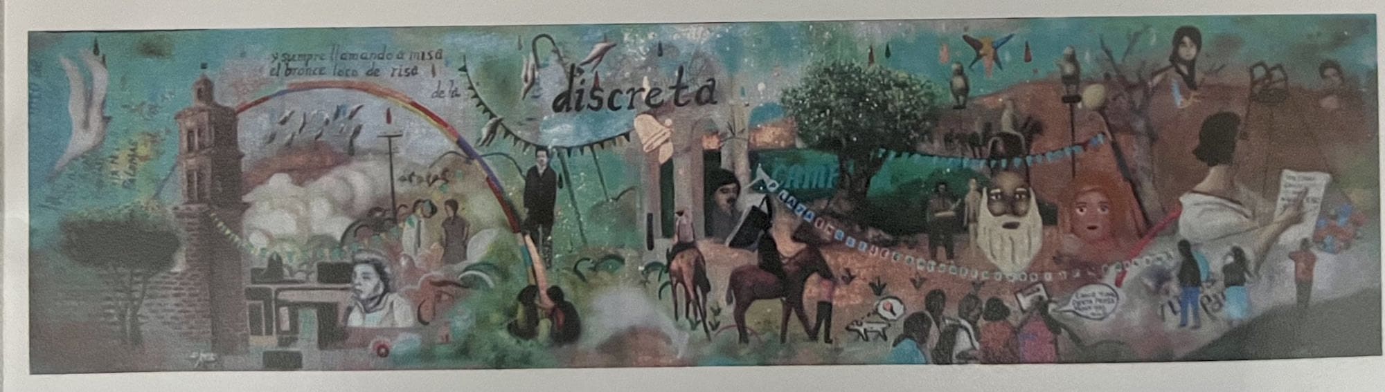 Homenaje a Ramón López Velarde, obra de Victor Hugo González Cázares (s.f.)