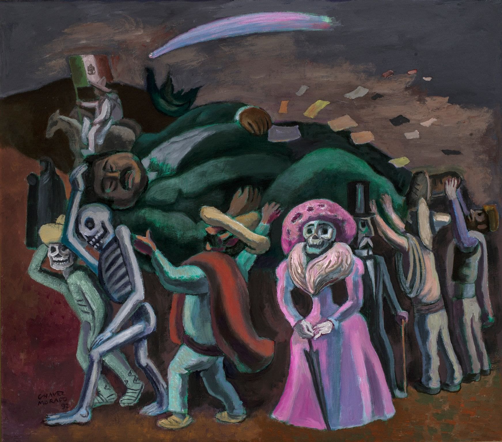 Homenaje a Posada, obra de José Chávez Morado (1992)