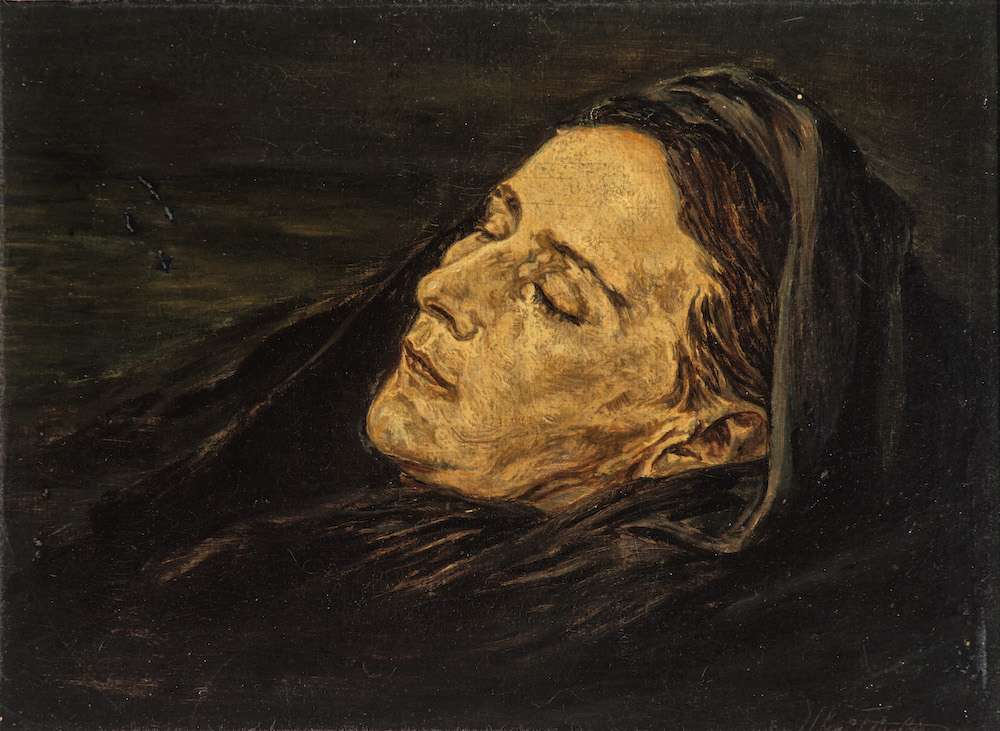 Madre muerta, obra de Julio Ruelas (1901)