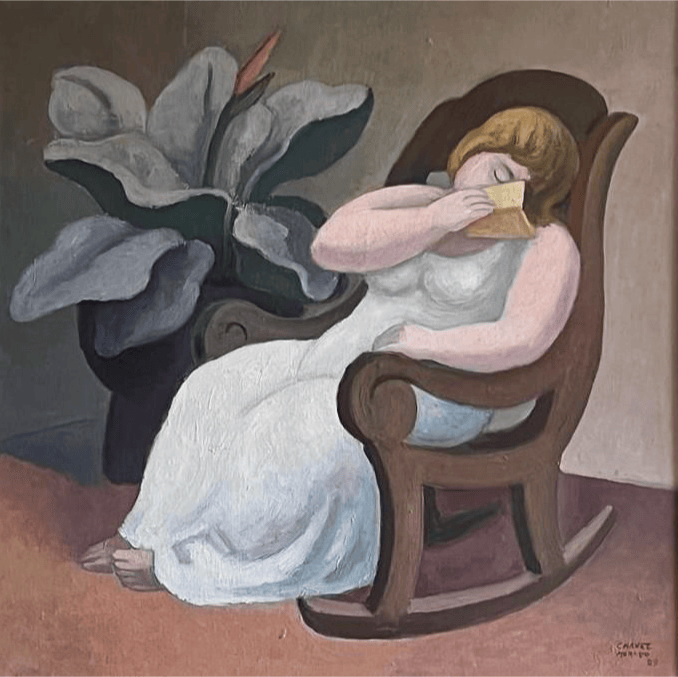 La Siesta, obra de José Chávez Morado (1989)
