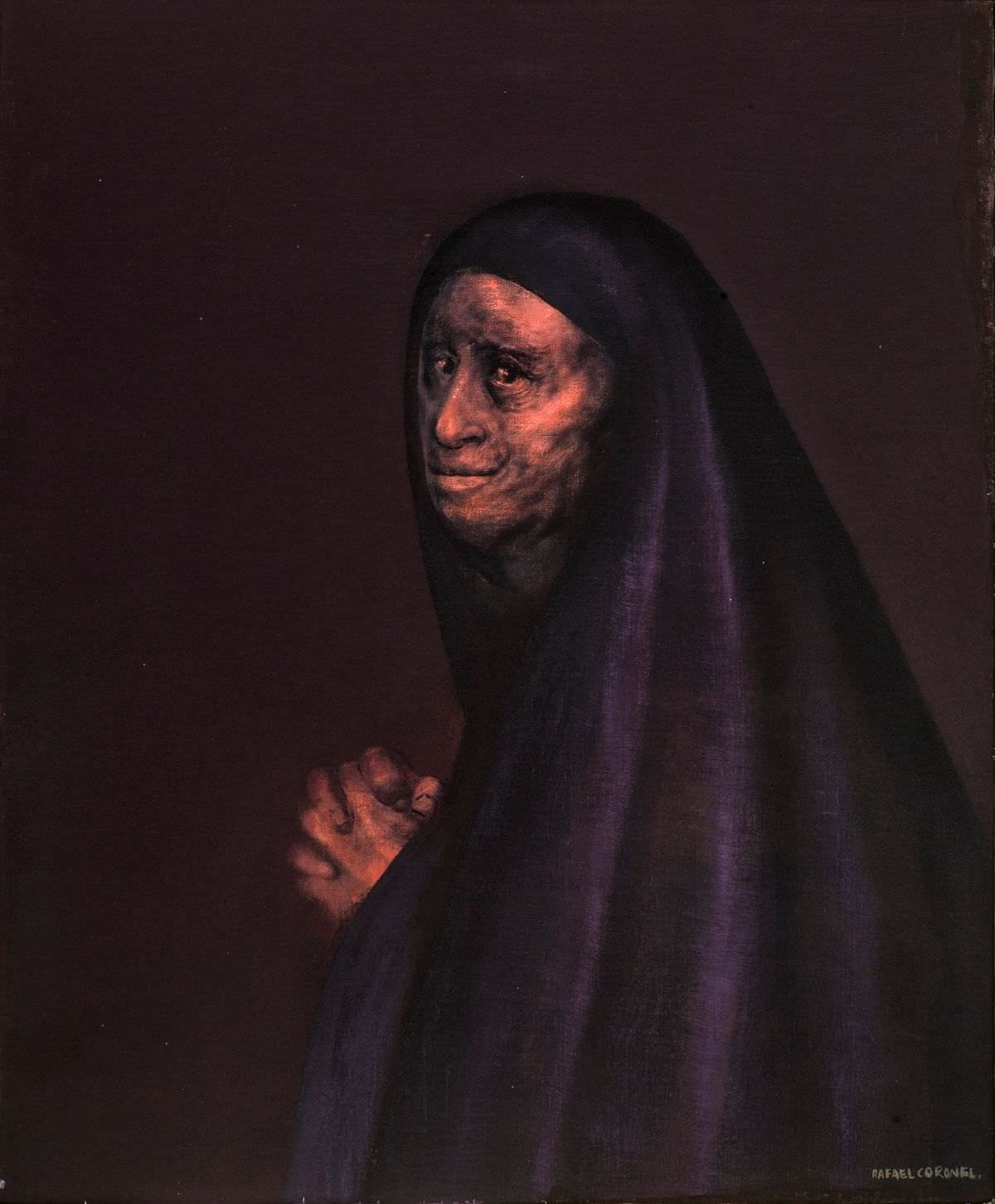 La religiosa, obra de Rafael Coronel (s.f)