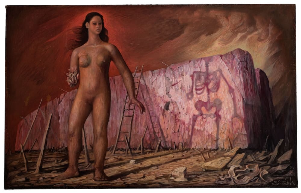 La sombra, obra de Jorge González Camarena (1955)