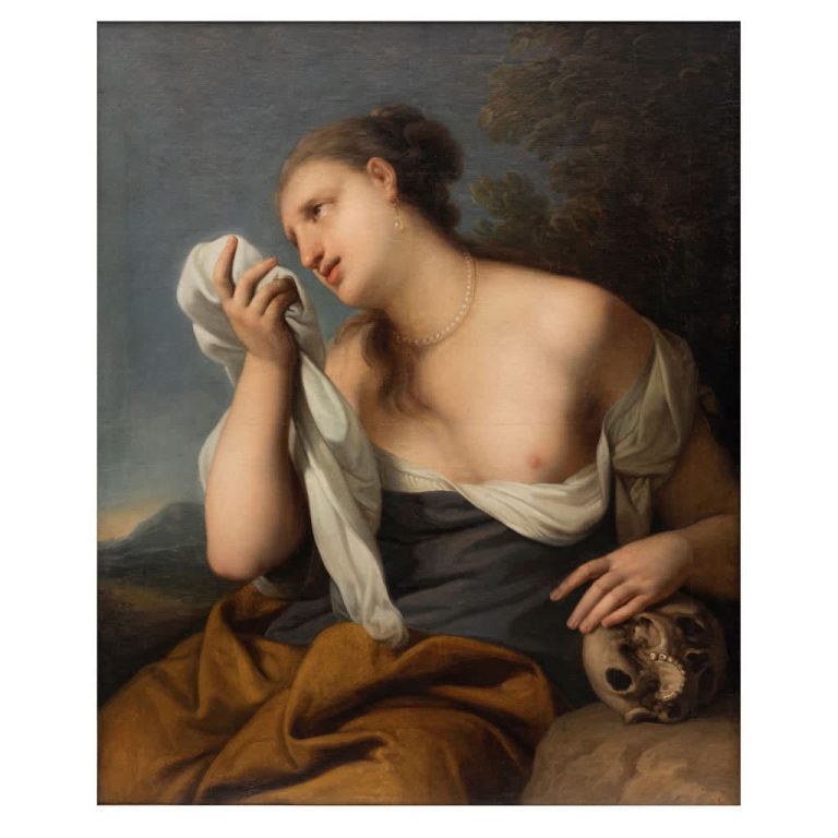 Magdalena Penitente, obra de Gregorio Lazzarini (s.f.)