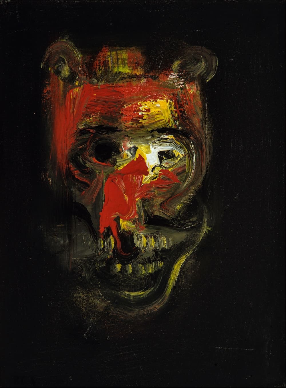 Máscara II, obra de Rafael Coronel (1973)