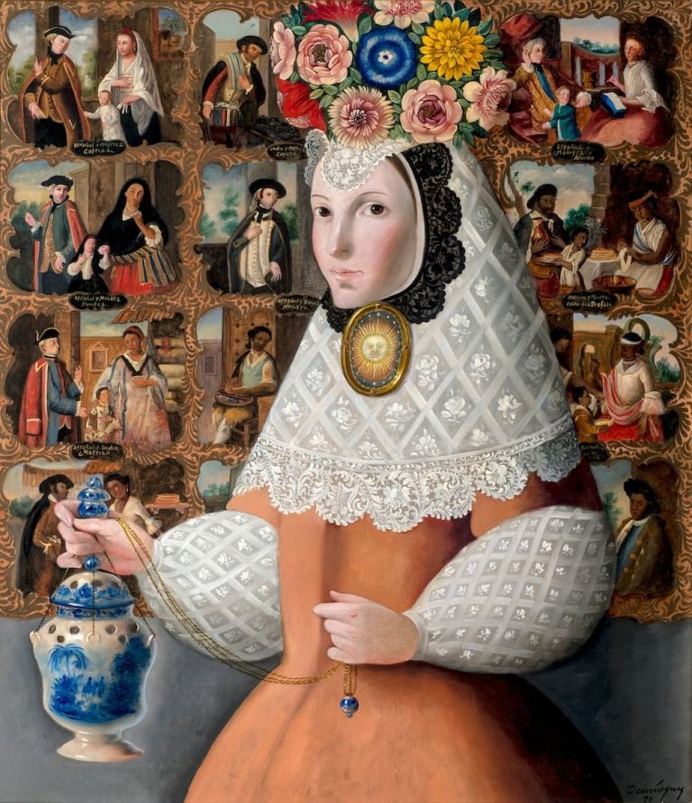 Monja de las castas, obra de Benjamín Domínguez (1990)