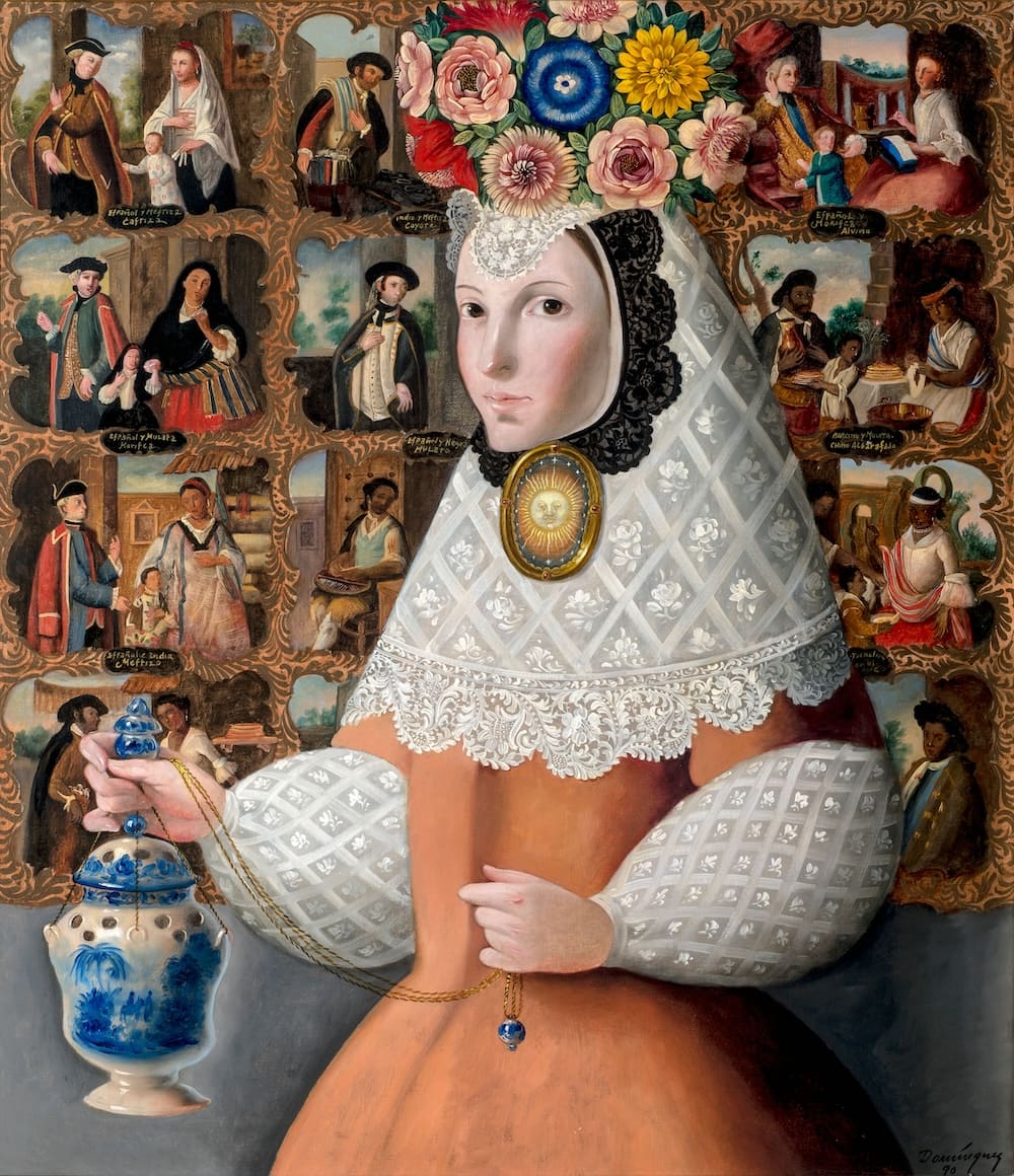 Monja de las castas, obra de Benjamín Domínguez (1990)