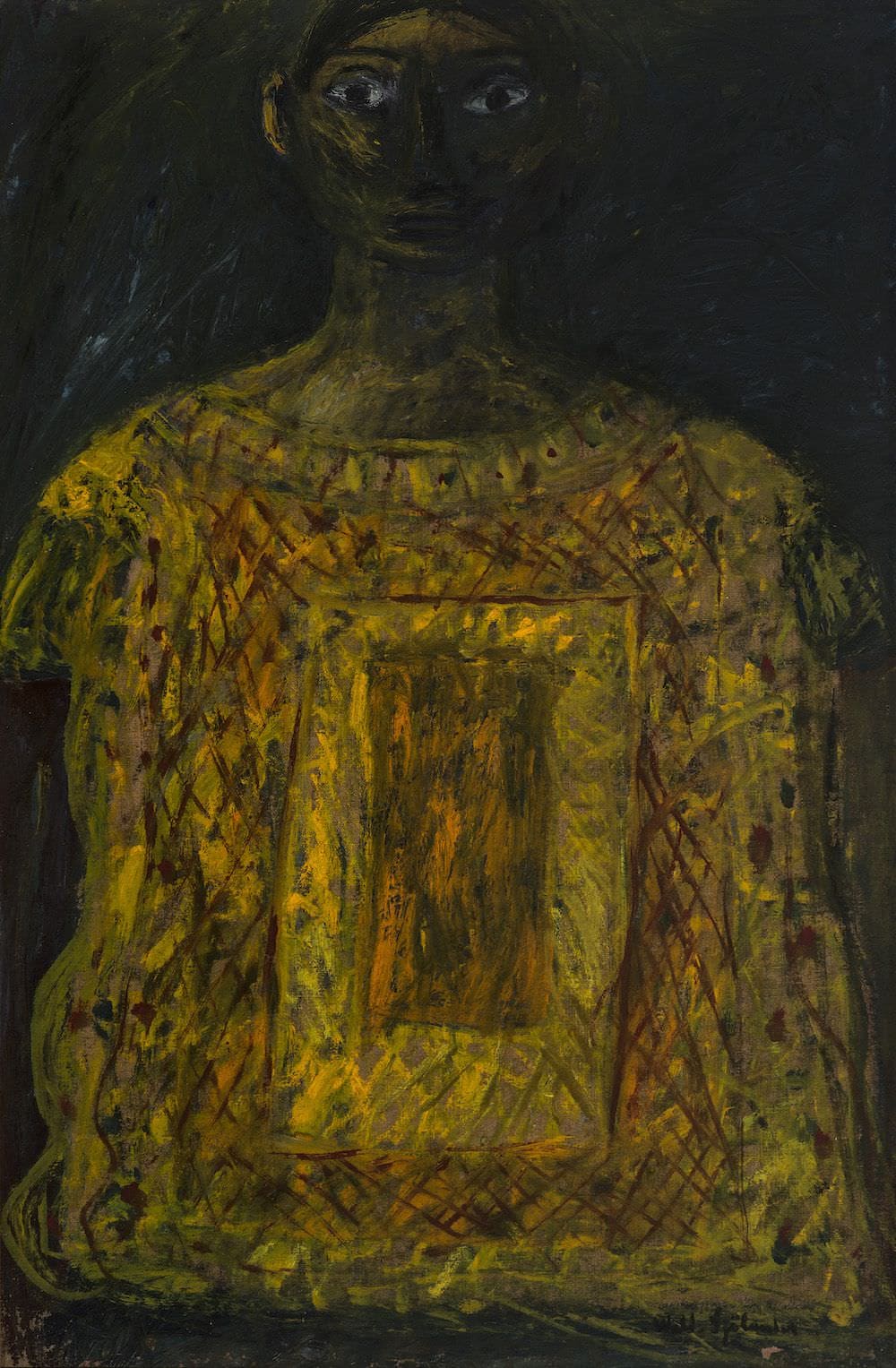 Mujer, obra de Waldemar Sjölander (s.f)